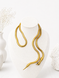 Collier Vintage Modulable – Édition Serpent Doré